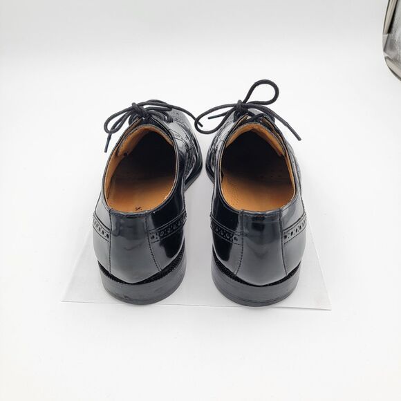 Cole Haan Oxford Black Leather Wingtip Brogue Round Toe Lace Up Shoes Size 8M main image 12